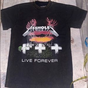 MENS & UNISEX BLACK (Stonewashed)Short sleeve TShirt  master of puppets/…